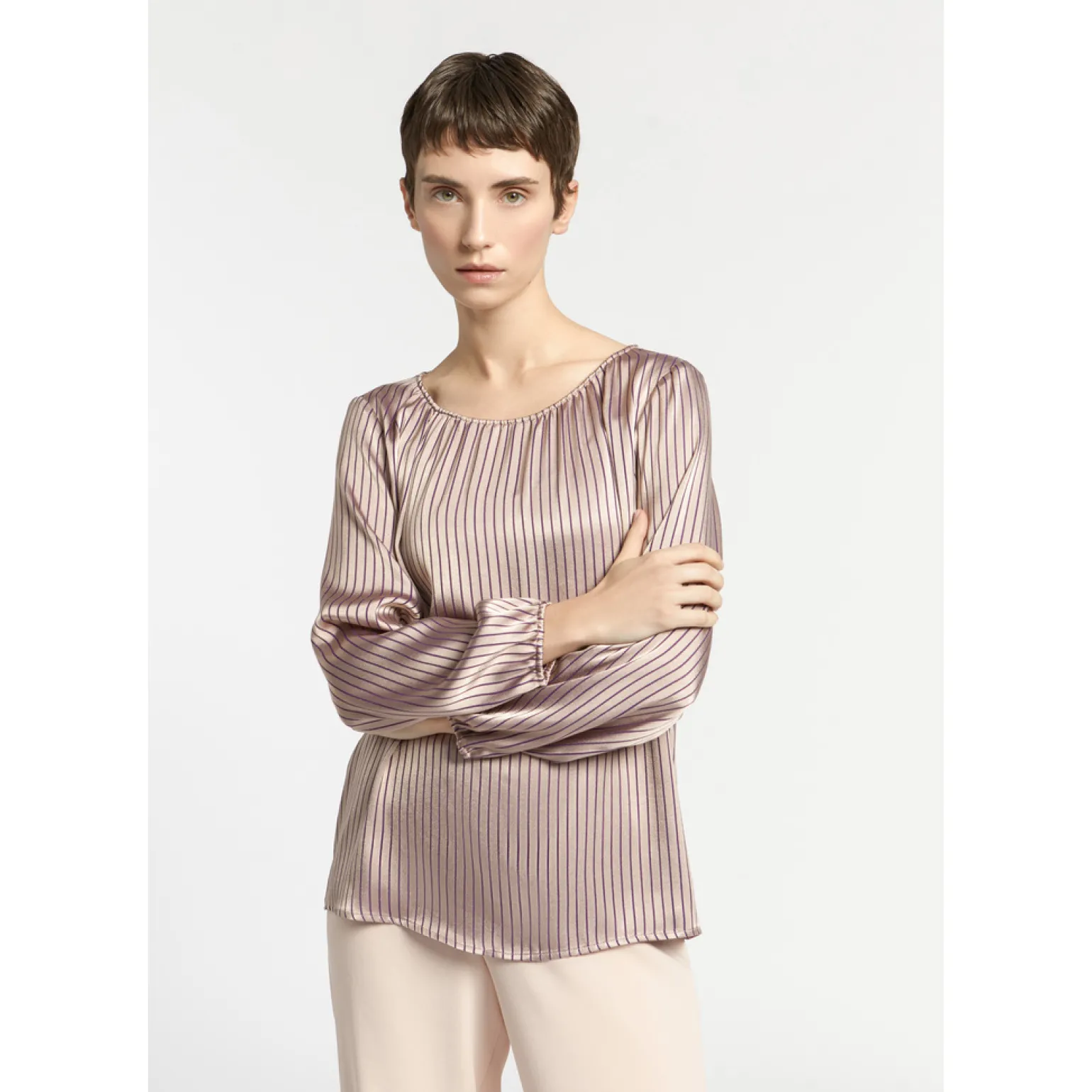 Blouse met strepen