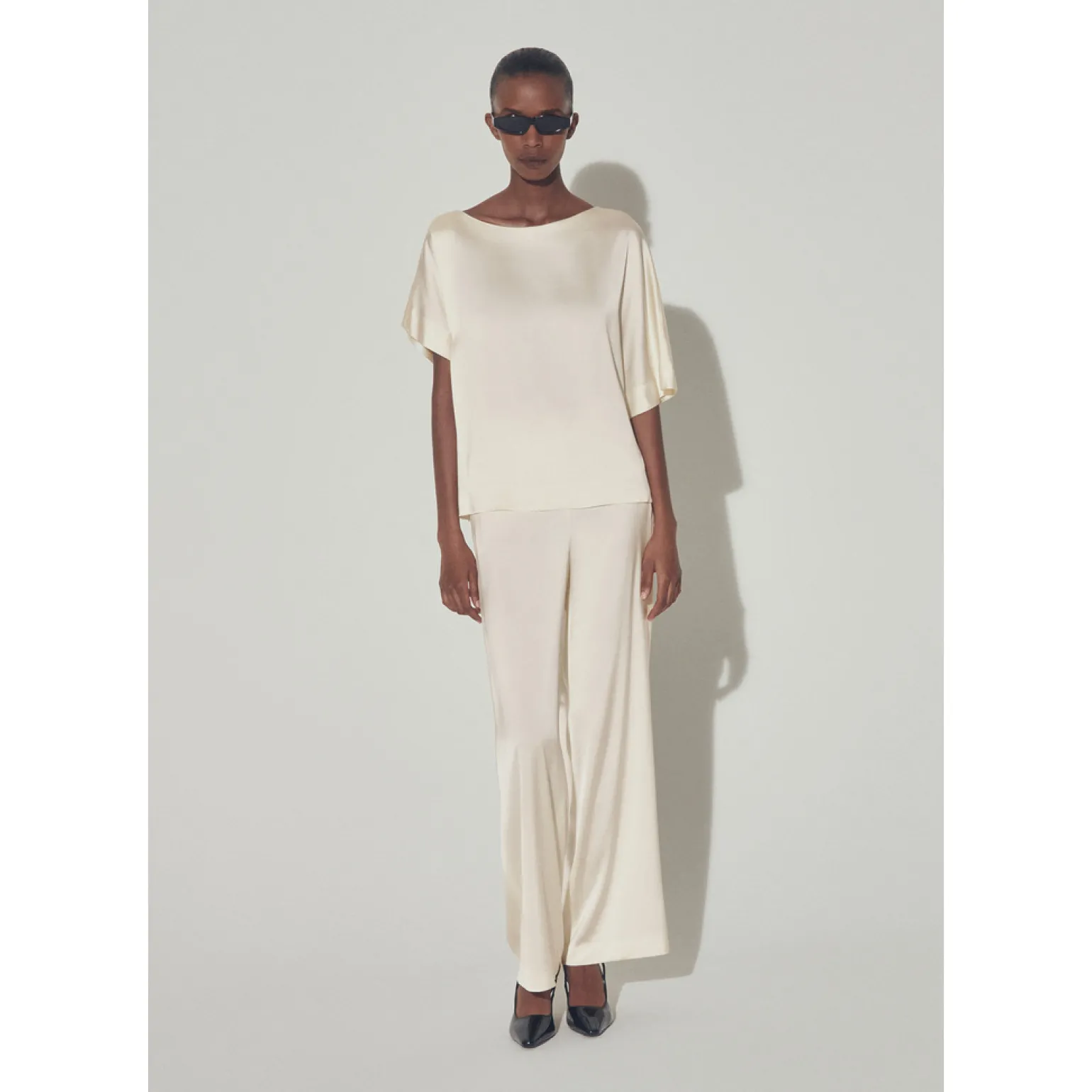 Blouse met verschillende mouwlengtes