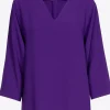 Blouse met V-hals