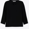 Blouse met V-hals