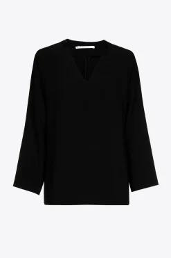 Blouse met V-hals