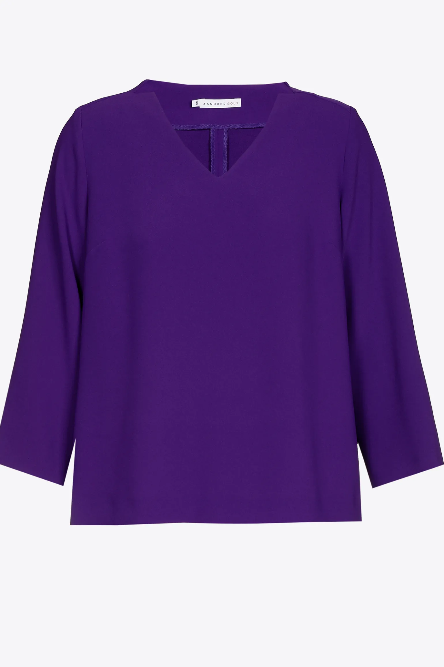 Blouse met V-hals