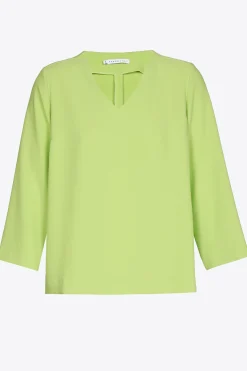 Blouse met V-hals