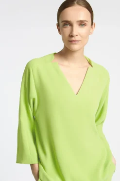 Blouse met V-hals