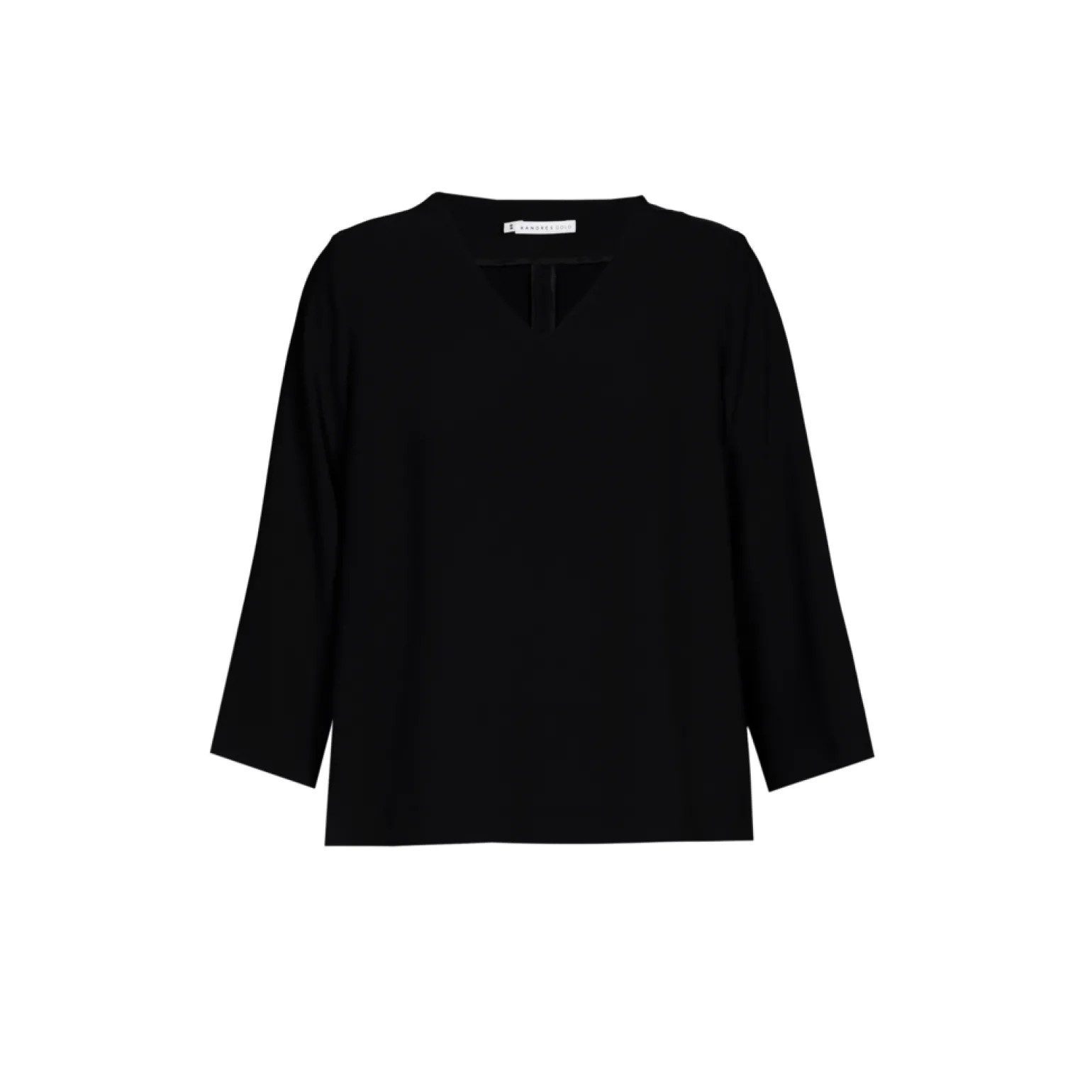 Blouse met V-hals
