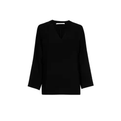 Blouse met V-hals