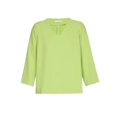 Blouse met V-hals