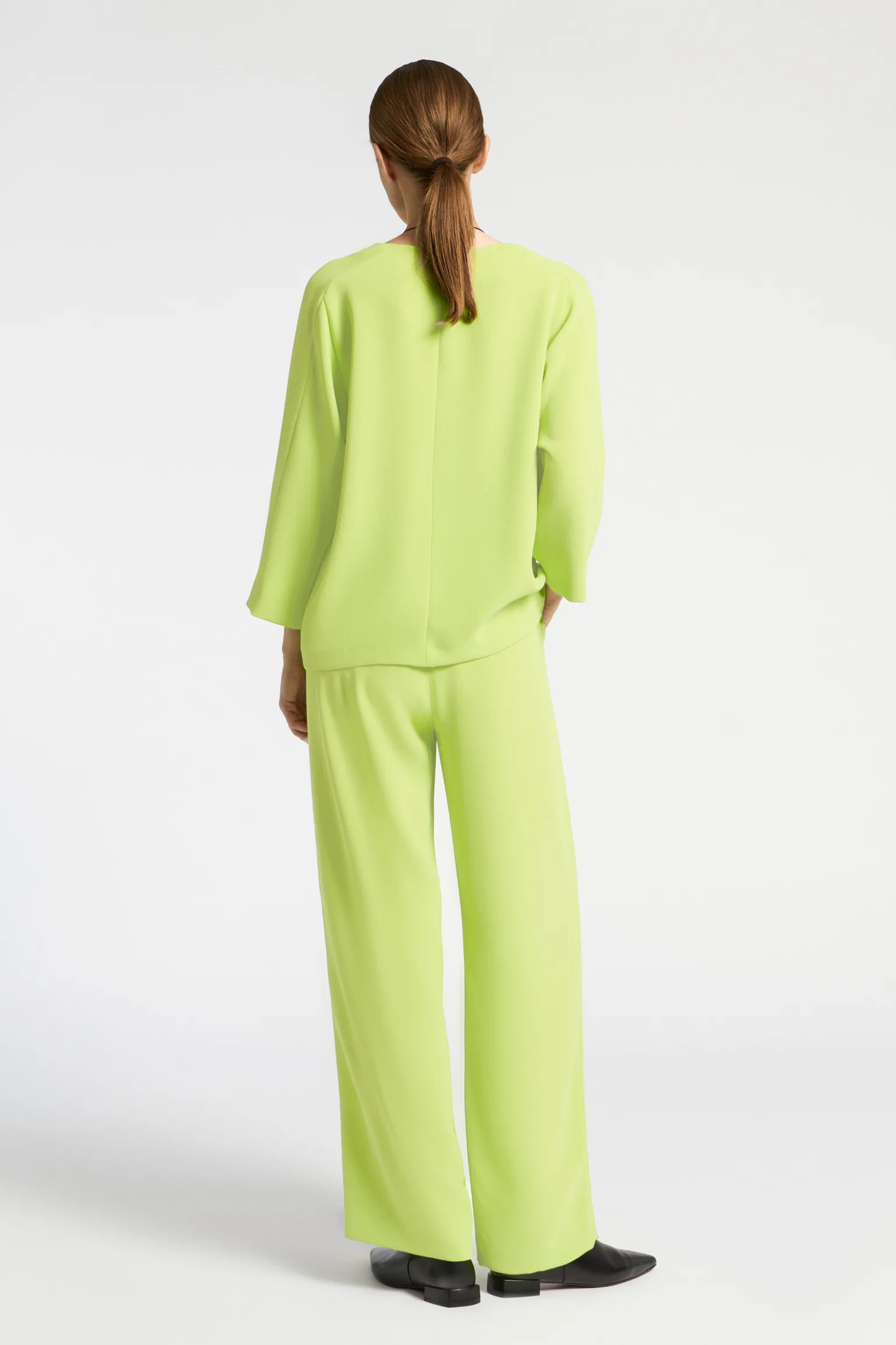 Blouse met V-hals