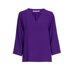 Blouse met V-hals