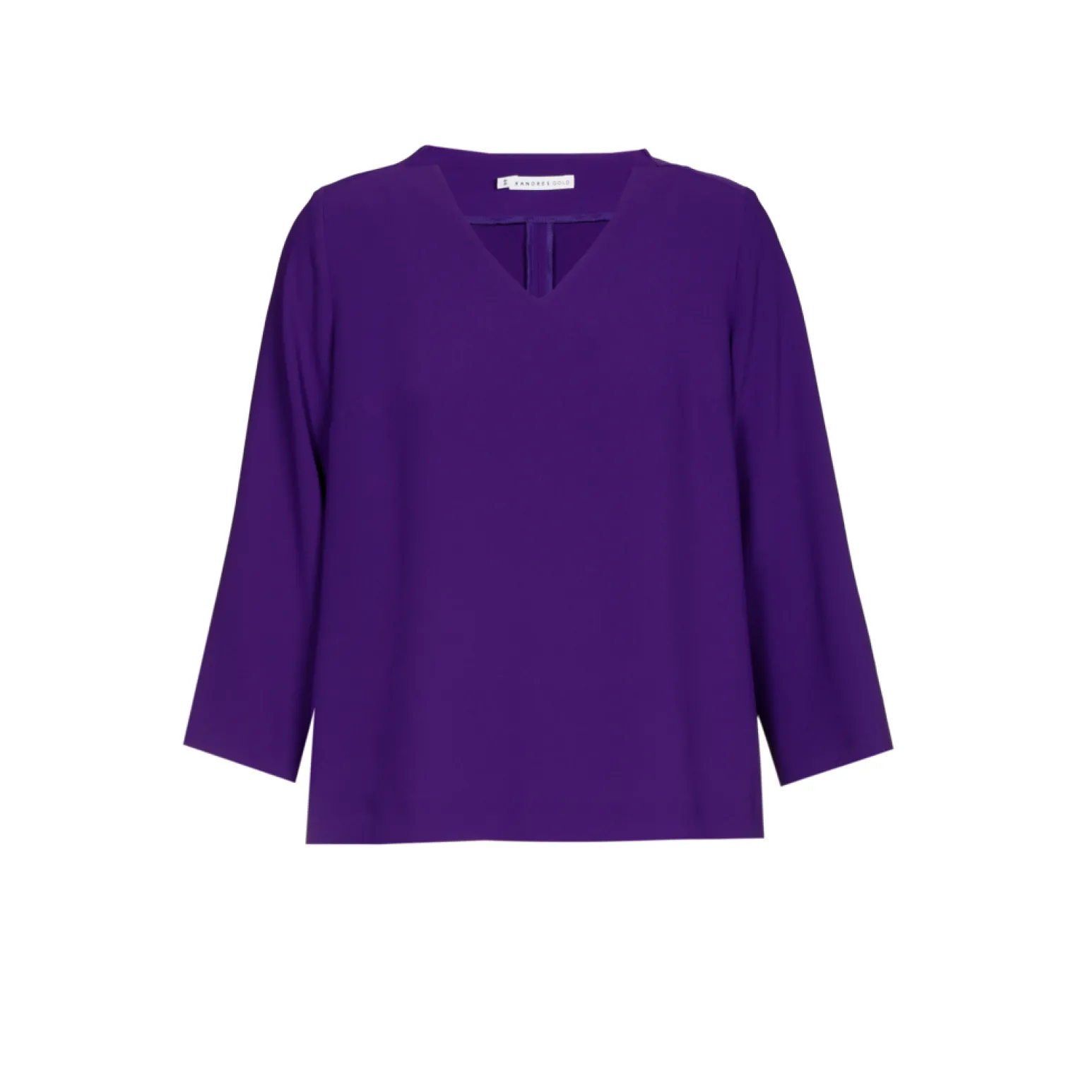 Blouse met V-hals