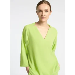 Blouse met V-hals