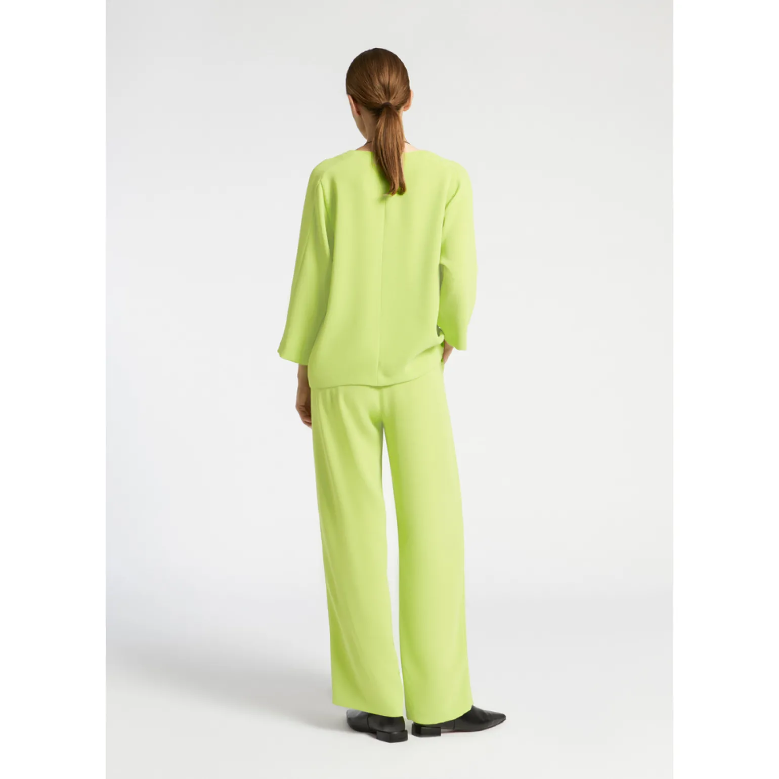 Blouse met V-hals