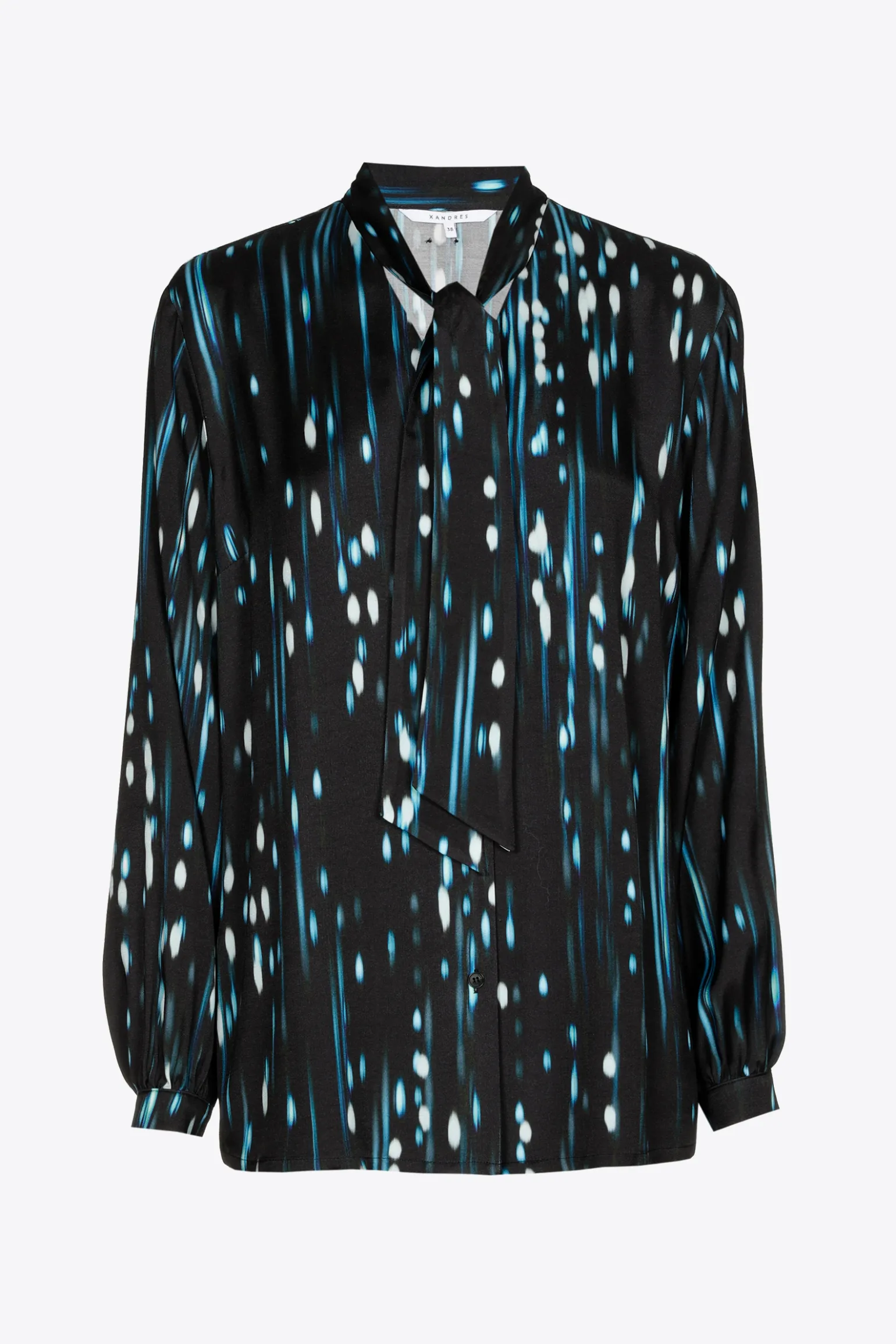 Blouse met winterse print