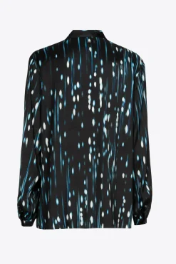 Blouse met winterse print