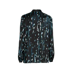 Blouse met winterse print