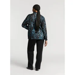 Blouse met winterse print