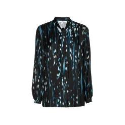 Blouse met winterse print