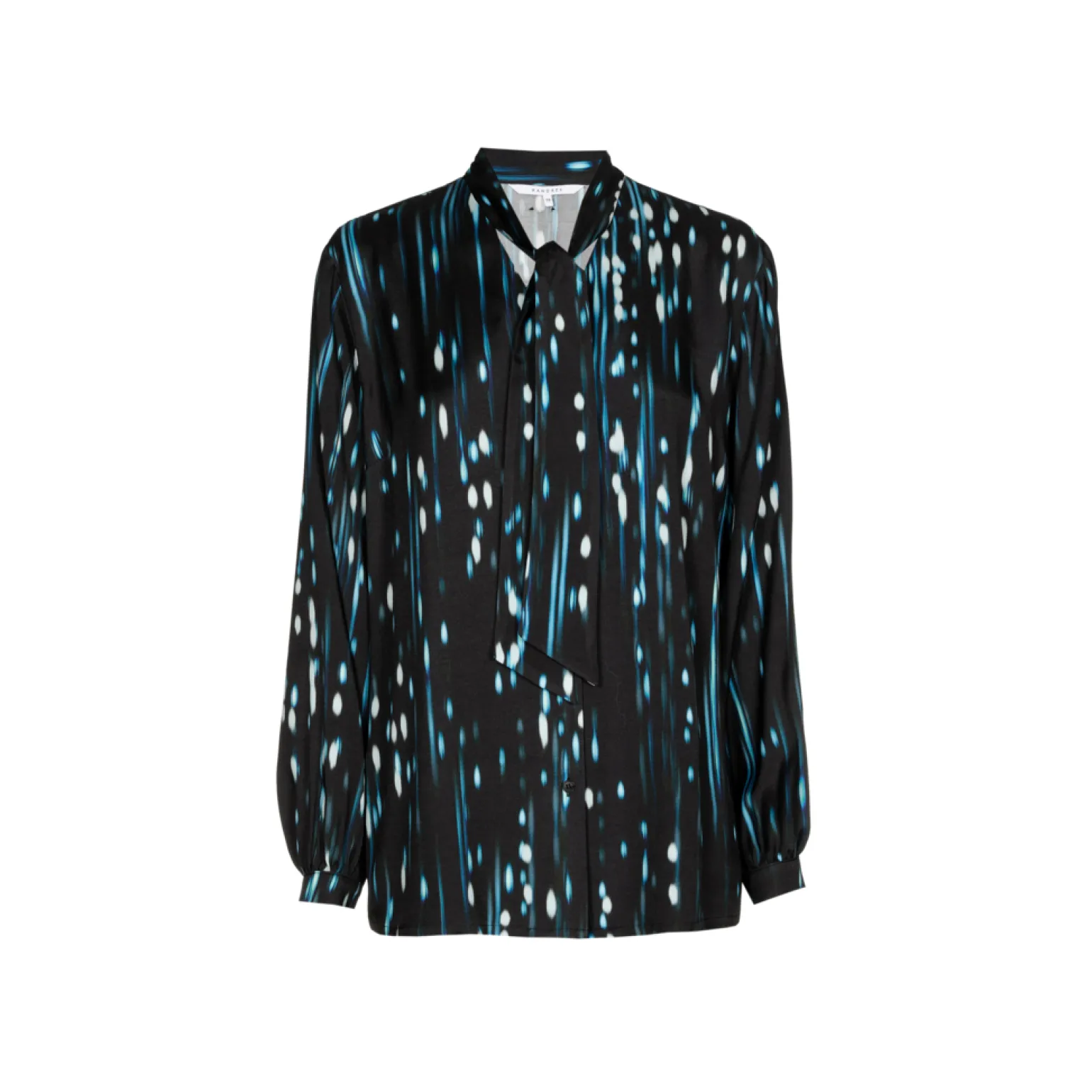 Blouse met winterse print
