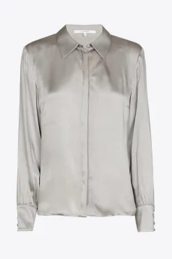 Blouse met zijde