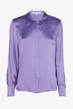 Blouse met zijde