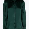 Blouse met zijde