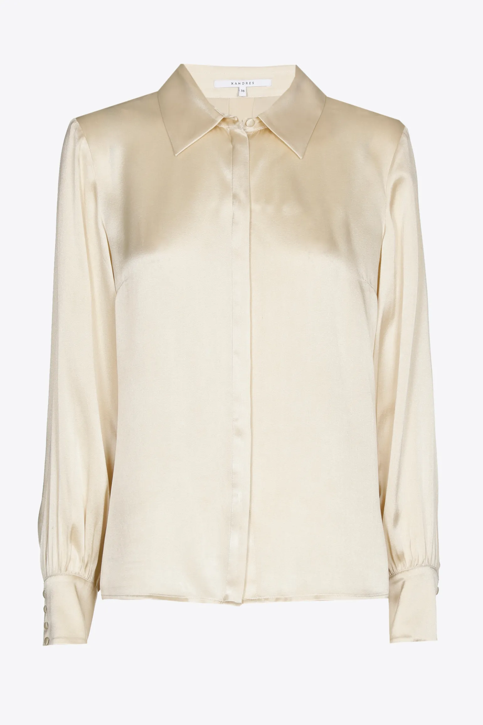Blouse met zijde