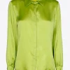 Blouse met zijde