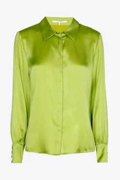 Blouse met zijde