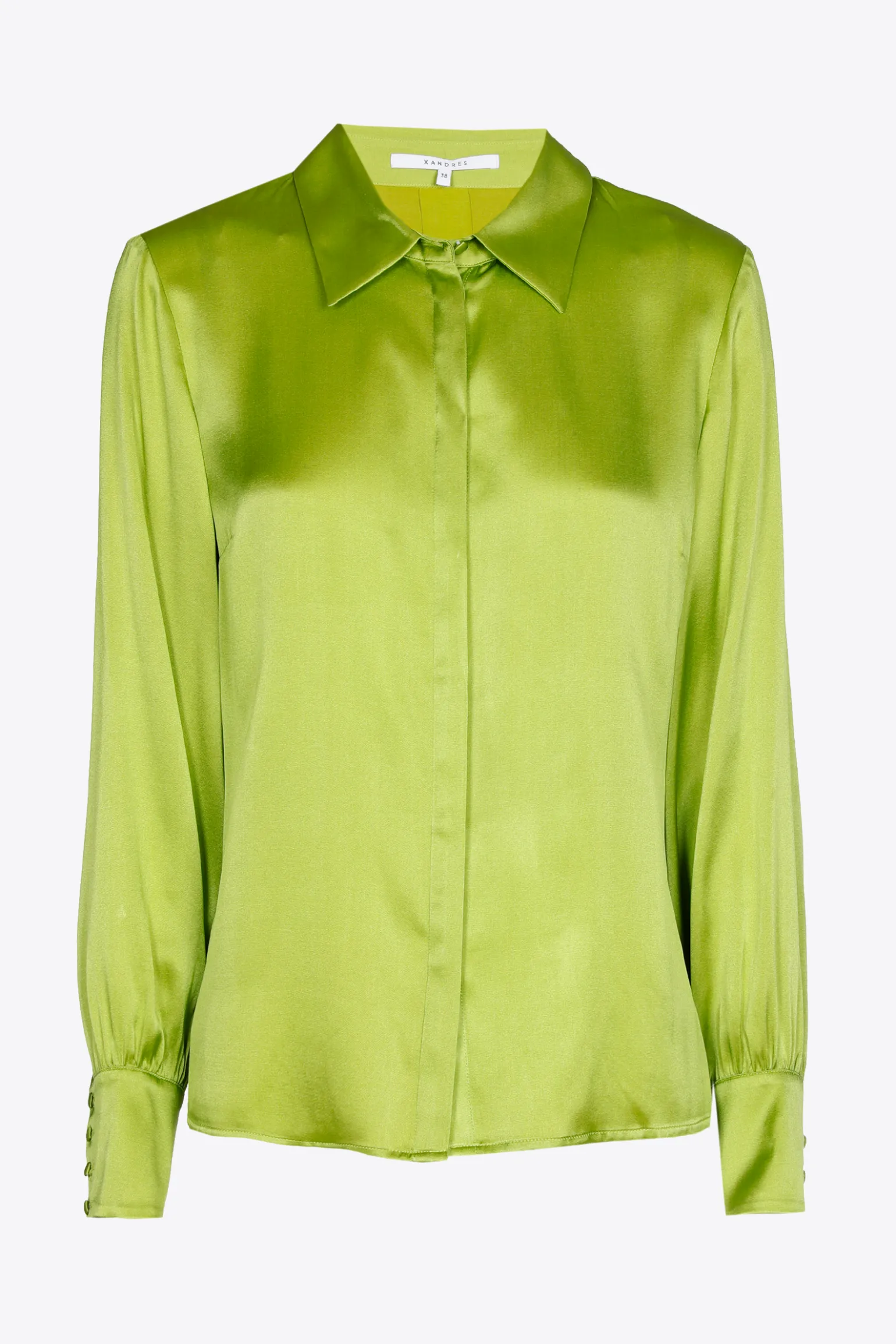Blouse met zijde