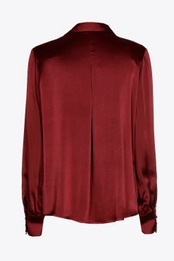 Blouse met zijde