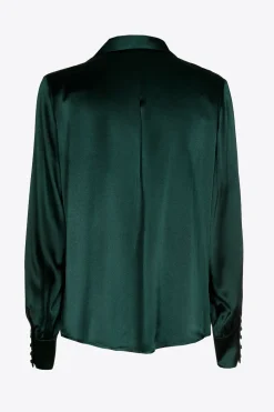 Blouse met zijde