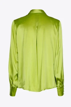 Blouse met zijde
