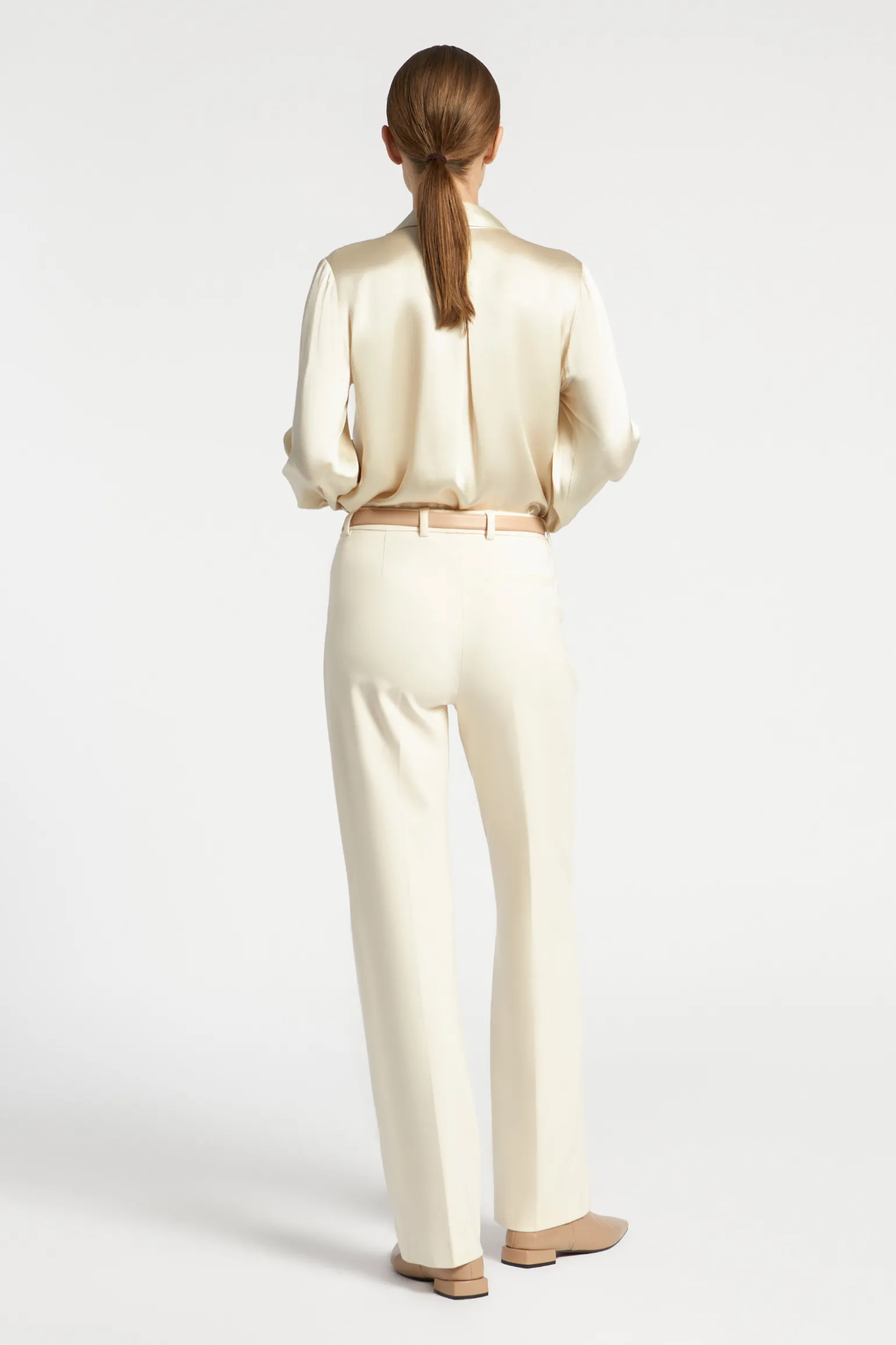 Blouse met zijde