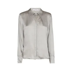 Blouse met zijde