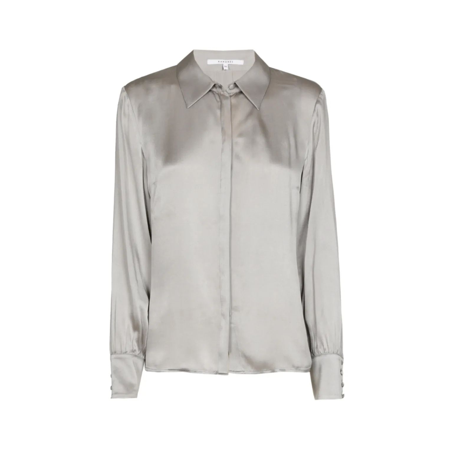 Blouse met zijde