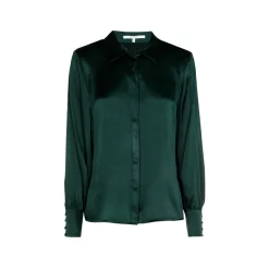 Blouse met zijde