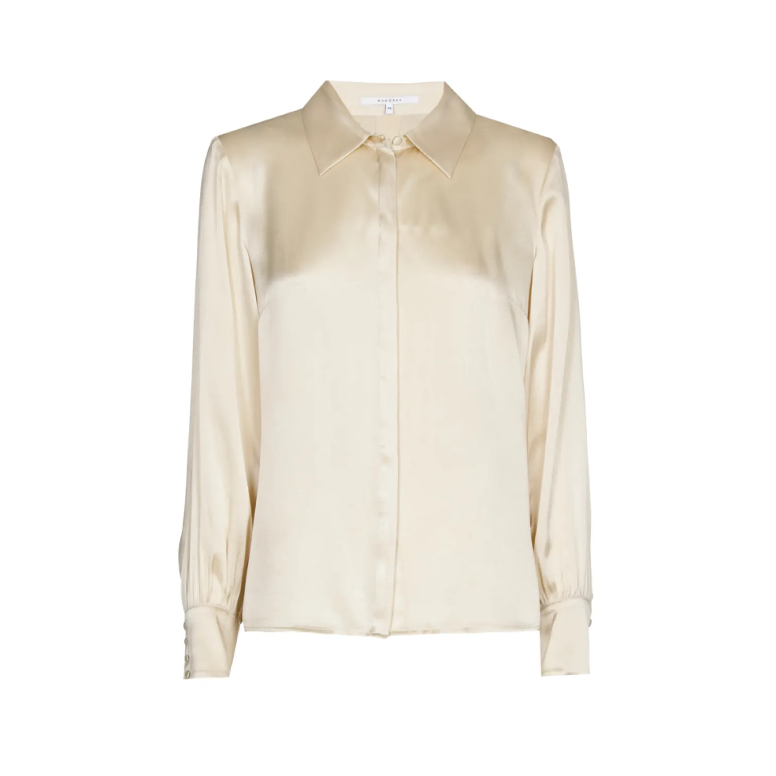 Blouse met zijde