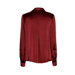 Blouse met zijde