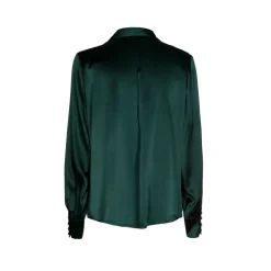 Blouse met zijde