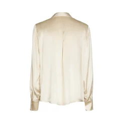 Blouse met zijde