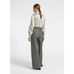 Blouse met zijde