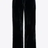 Broek in crushed velvet