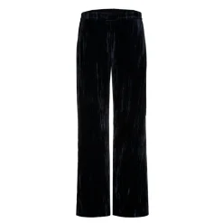 Broek in crushed velvet