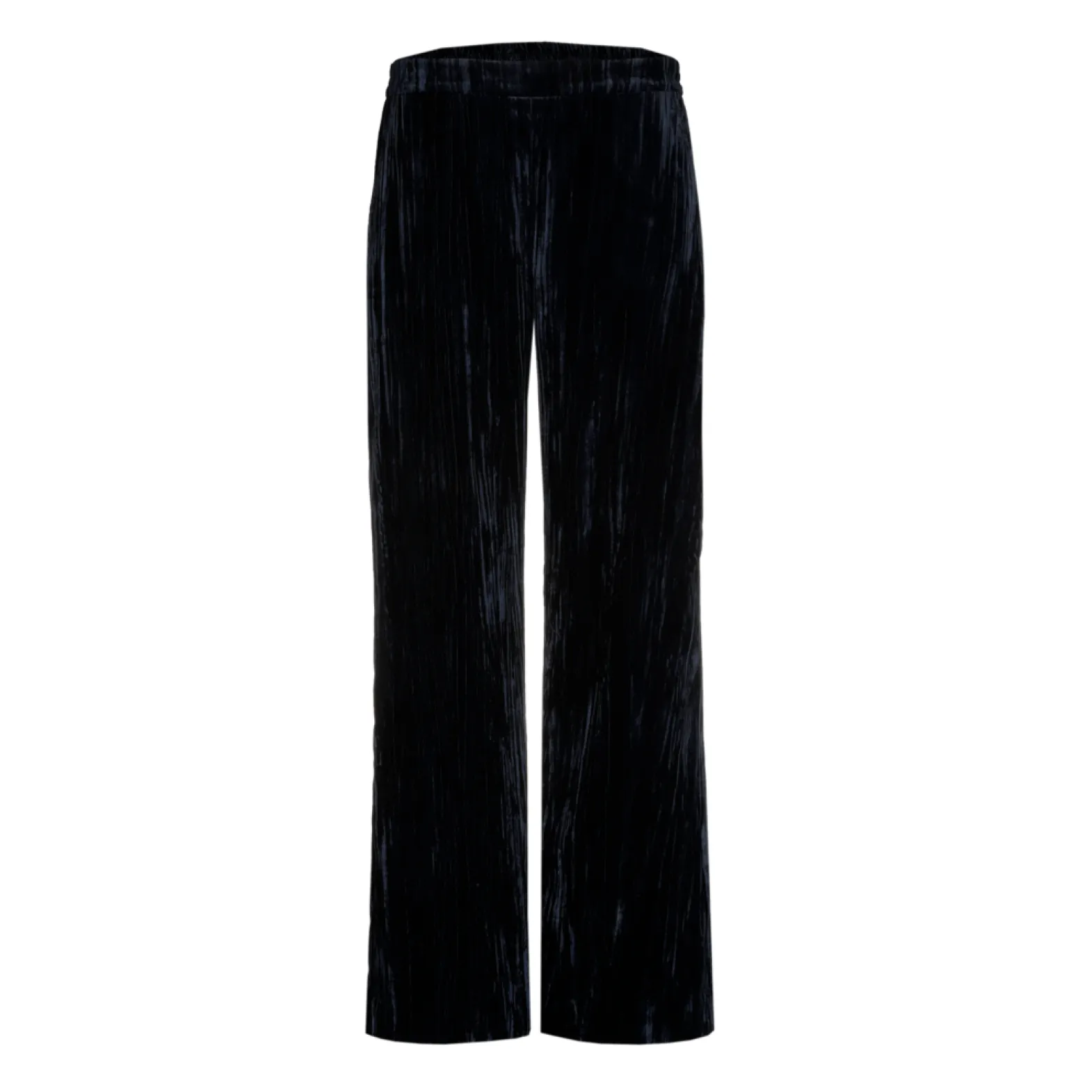 Broek in crushed velvet