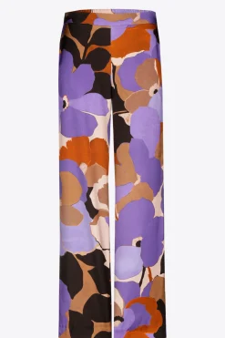 Broek met bloemenprint