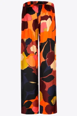 Broek met bloemenprint