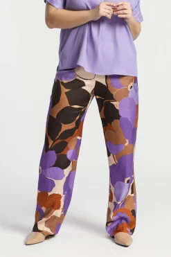 Broek met bloemenprint