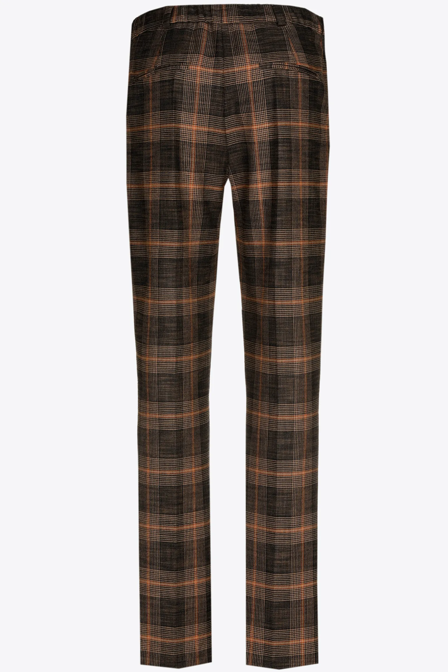 Broek met grote ruitenprint