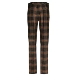 Broek met grote ruitenprint