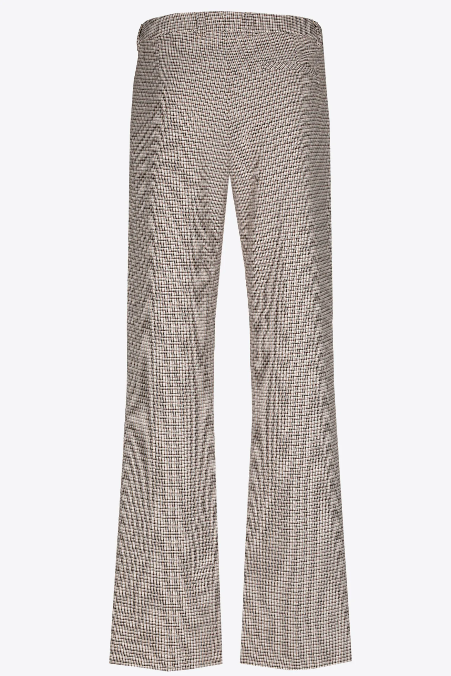 Broek met kleine ruitenprint